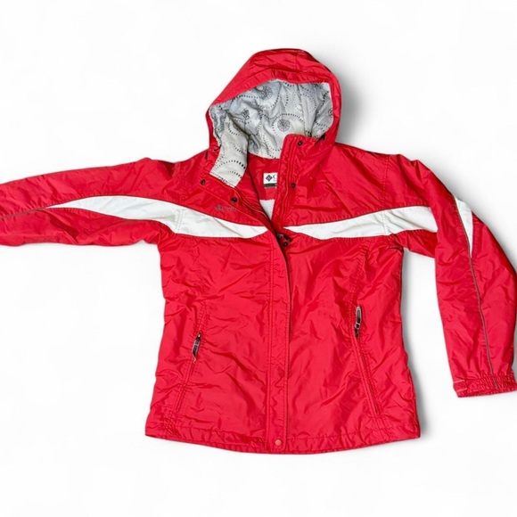 Vintage columbia red ski jacket y2k retro sporty - Picture 1 of 4
